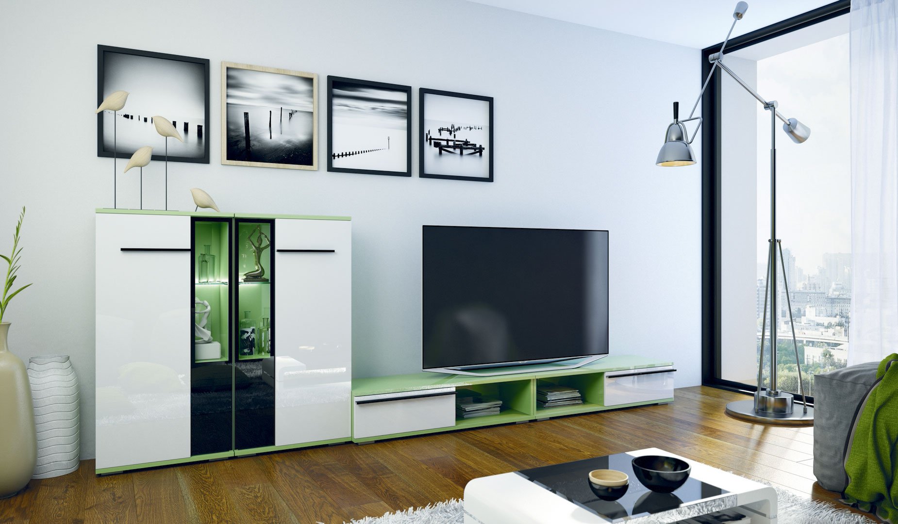 Стенка BLANCHE (артикул 828)